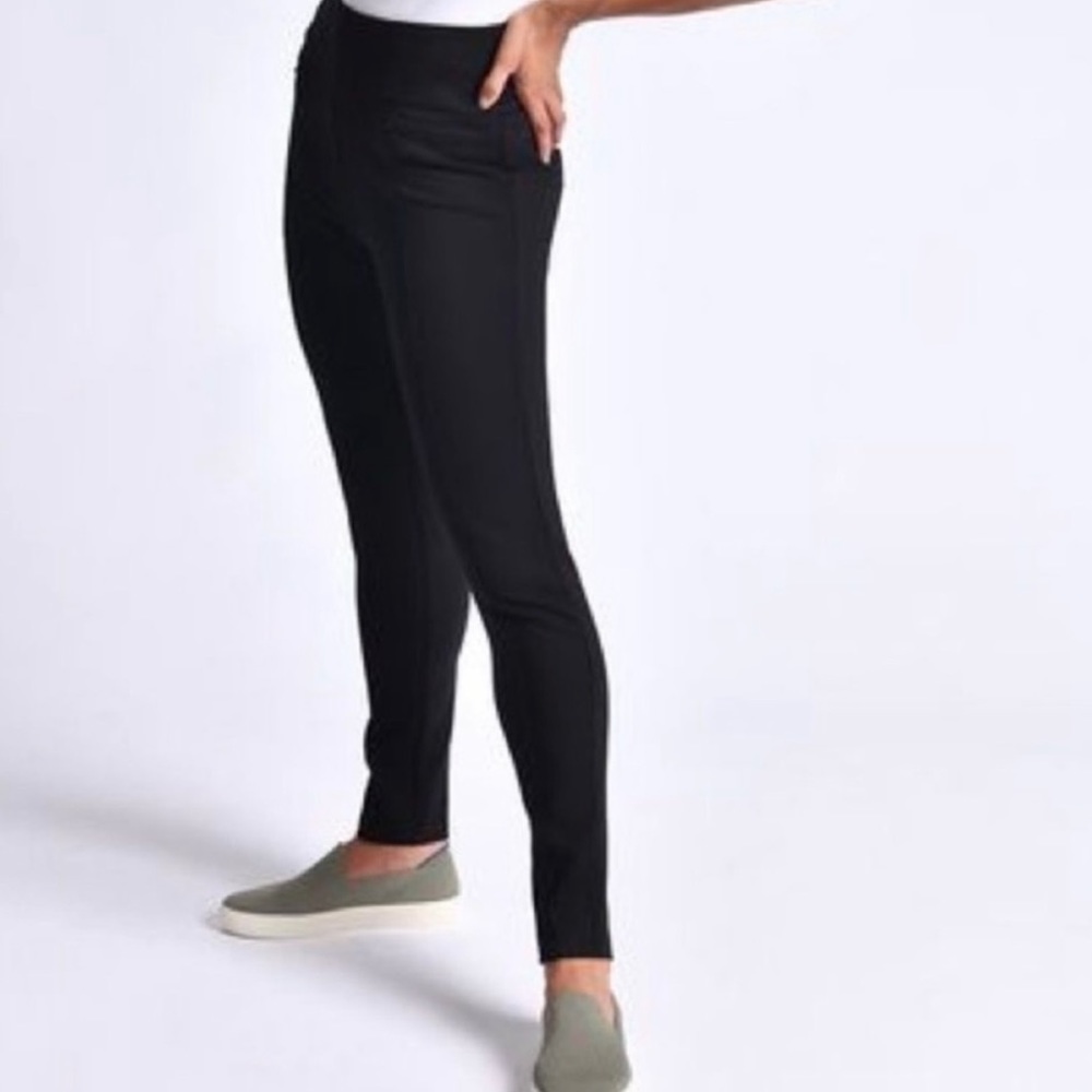 Betabrand Skinny Leg Leggings Pull On Dress Pants Size M - Bin 1